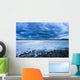 Dry Salt Lake And Clouds At Dusk Near Mortlach, Saskatchewan Wall Mural