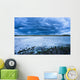 Dry Salt Lake And Clouds At Dusk Near Mortlach, Saskatchewan Wall Mural