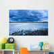 Dry Salt Lake And Clouds At Dusk Near Mortlach, Saskatchewan Wall Mural