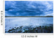 Dry Salt Lake And Clouds At Dusk Near Mortlach, Saskatchewan Wall Mural