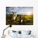 Horse At Sunset Near Moose Jaw, Saskatchewan Wall Mural