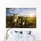 Horse At Sunset Near Moose Jaw, Saskatchewan Wall Mural