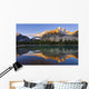 Bow Lake And Crowfoot Mountain At Sunrise Wall Mural