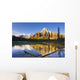Waterfowl Lakes And Mount Chephren At Sunrise Wall Mural