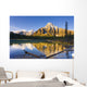 Waterfowl Lakes And Mount Chephren At Sunrise Wall Mural