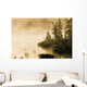 Fog Over Lac Roland At Sunrise Wall Mural
