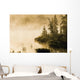 Fog Over Lac Roland At Sunrise Wall Mural