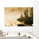Fog Over Lac Roland At Sunrise Wall Mural
