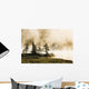 Fog Over Lac Roland At Sunrise Wall Mural