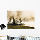 Fog Over Lac Roland At Sunrise Wall Mural
