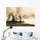 Fog Over Lac Roland At Sunrise Wall Mural