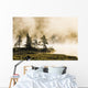 Fog Over Lac Roland At Sunrise Wall Mural