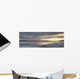 Sunset Over The Ice Of Teslin Lake, Yukon Wall Mural