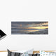 Sunset Over The Ice Of Teslin Lake, Yukon Wall Mural