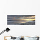 Sunset Over The Ice Of Teslin Lake, Yukon Wall Mural