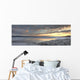 Sunset Over The Ice Of Teslin Lake, Yukon Wall Mural