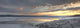 Sunset Over The Ice Of Teslin Lake, Yukon Wall Mural
