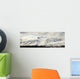Panoramic View Of Snow-Covered St Elias Mountains Wall Mural