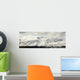 Panoramic View Of Snow-Covered St Elias Mountains Wall Mural
