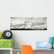 Panoramic View Of Snow-Covered St Elias Mountains Wall Mural