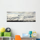 Panoramic View Of Snow-Covered St Elias Mountains Wall Mural