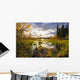 Yukon River And Fall Colours At Sunset, Yukon Wall Mural