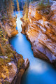 Athabasca Falls At Dusk, Jasper National Park, Alberta Wall Mural