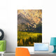 Pyramid Mountain And Fall Colours, Jasper National Park, Alberta Wall Mural