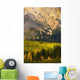 Pyramid Mountain And Fall Colours, Jasper National Park, Alberta Wall Mural