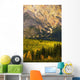 Pyramid Mountain And Fall Colours, Jasper National Park, Alberta Wall Mural
