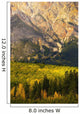 Pyramid Mountain And Fall Colours, Jasper National Park, Alberta Wall Mural