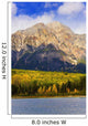Patricia Lake And Pyramid Mountain, Jasper National Park, Alberta Wall Mural