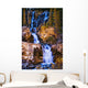 Artist's Choice: Tangle Falls At Dusk, Jasper National Park, Alberta Wall Mural