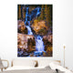 Artist's Choice: Tangle Falls At Dusk, Jasper National Park, Alberta Wall Mural