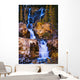 Artist's Choice: Tangle Falls At Dusk, Jasper National Park, Alberta Wall Mural