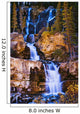 Artist's Choice: Tangle Falls At Dusk, Jasper National Park, Alberta Wall Mural