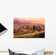Panoramic view of Santiago, Chile, South America Wall Mural