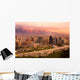 Panoramic view of Santiago, Chile, South America Wall Mural