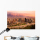 Panoramic view of Santiago, Chile, South America Wall Mural