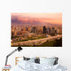 Panoramic view of Santiago, Chile, South America Wall Mural