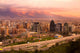 Panoramic view of Santiago, Chile, South America Wall Mural