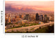 Panoramic view of Santiago, Chile, South America Wall Mural