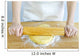 Hands with rolling pin and cookie dough Wall Mural
