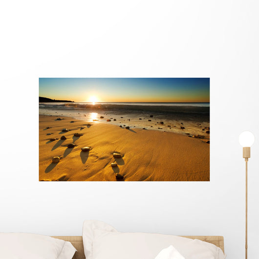 Beach Sunset Wall Mural
