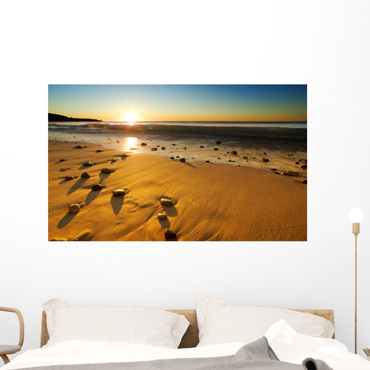 Beach Sunset Wall Mural