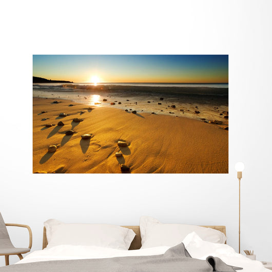 Beach Sunset Wall Mural