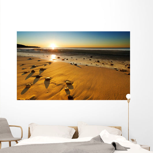 Beach Sunset Wall Mural