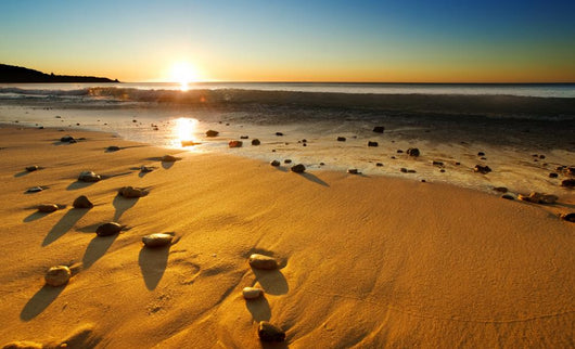 Beach Sunset Wall Mural