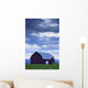 Barn And Clouds, Pohenegamook Wall Mural