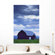 Barn And Clouds, Pohenegamook Wall Mural